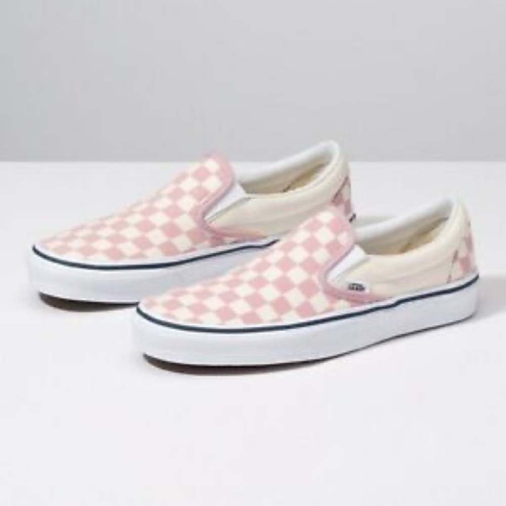 SLIP ON VANS Pink Checkered